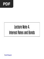 FM23 - Lecture Note 4 - Interest Rates and Bonds