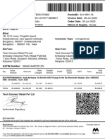 Bill To / Ship To:: Qty Gross Amount Discount Other Charges Taxable Amount CGST SGST/ Ugst Igst Cess Total Amount