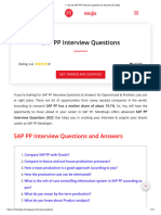 ▷ Top 30 SAP PP Interview Questions & Answers for 2022