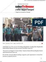 Bangabandhu's Killer Majed Hanged