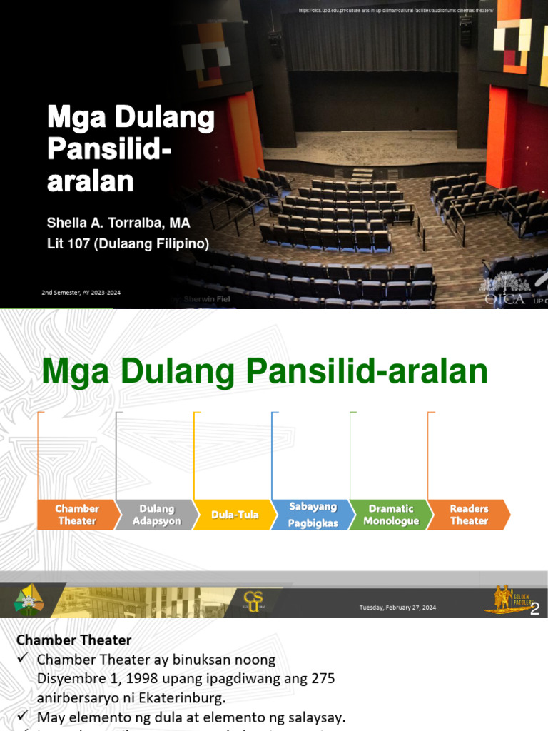Lit 107 - Dulang Pansilid | PDF