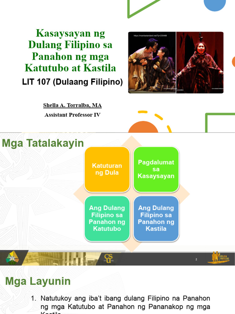 Lit 107 - Ang Dula | PDF