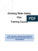 Drinking Water Safety Plan Training Course