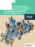 Informe sobre l'encaix d'un referèndum en la Constitució