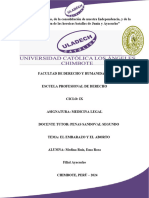 Medicina Legal - Actividad Formativa I Unidad - El Embarazo y El Aborto - Medina Ruiz, Ema Rosa PDF