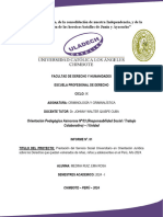 INFORME #01 - R.S - 2024 I UNIDAD - Criminologia y Criminalistica PDF