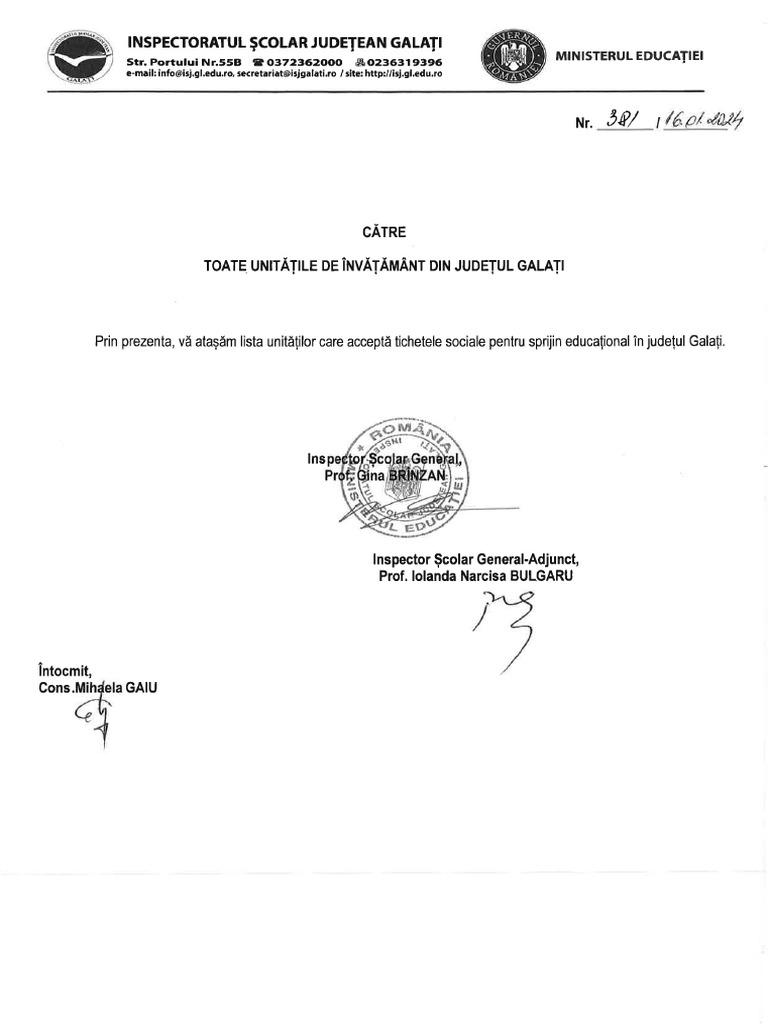 A 381 Lista Firme Tichete Sociale 2024 PDF