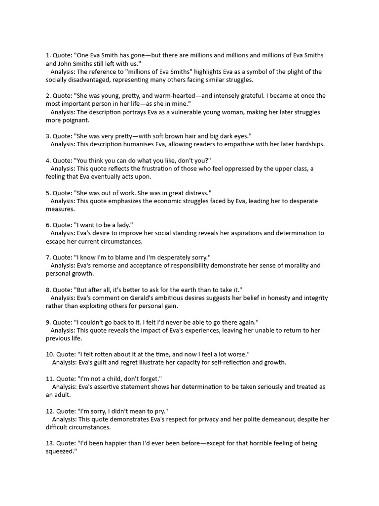 Eva Smith | PDF | Courage | Empathy