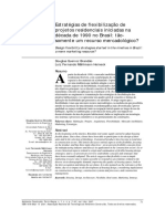 Estratégias de Flexibilização de Projetos Residenciais Iniciadas Na Década de 1990 No Brasil - Tão Somente Um Recurso Mercadológico