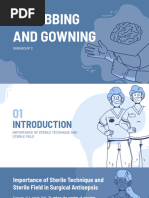 Gowning and Gloving Techniques Guide | PDF | Hand | Glove