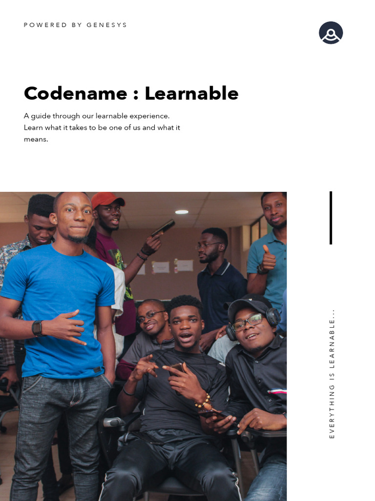 Genesys Internship: Learnable Program | PDF