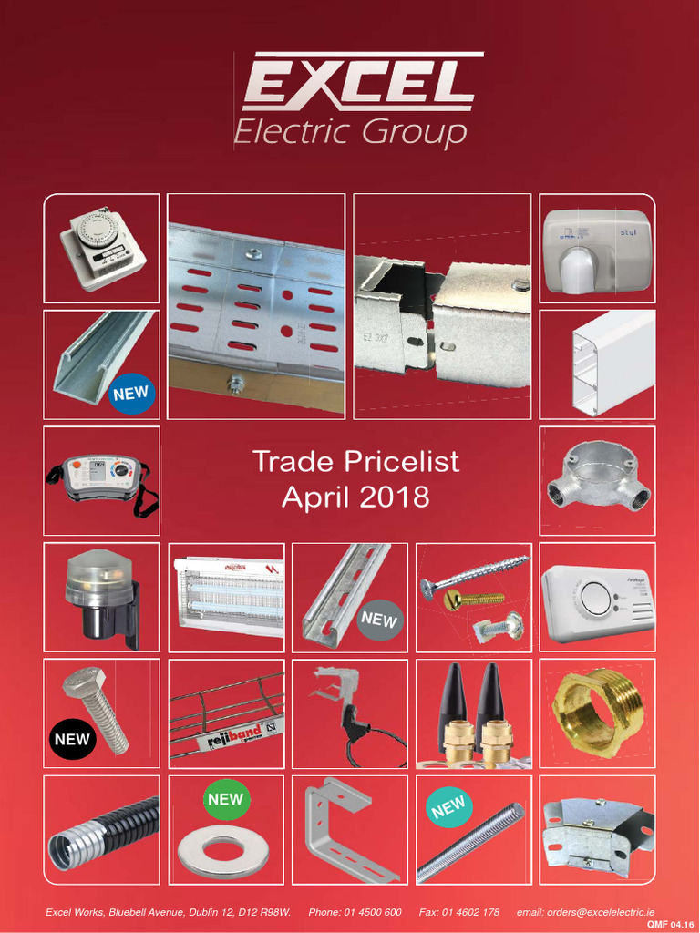 Price List 2018 | PDF | Manufactured Goods | Electrical Engineering