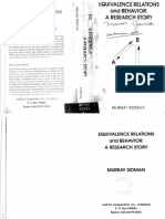 Sidman - Equivalence Relations