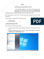 Bab Ii Pengenalan SPSS & Input Data