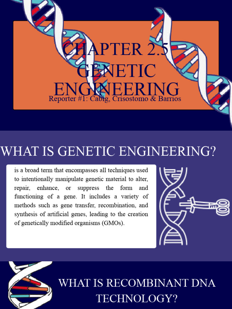 CHAPTER 2.5 - Genetic-Engineering (General Biology II) | PDF | Crispr ...