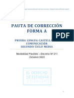 Pauta Cm2-A Lengua Castellana y Comunicación