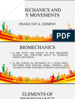 Biomechanics and Body Movements