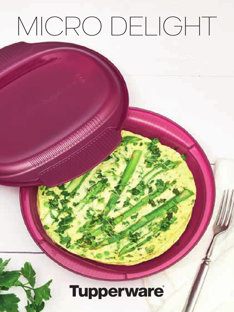 Recettes faciles au Micro Delight Tupperware | PDF | sauce | Poivron