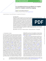 A probabilistic solution to geophysical inverse problems in complex variables and its application to complex resistivity imaging