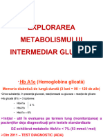 Explorarea Metabolismului Glucidic - 2