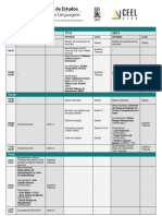 Programação Geral do V Seminário de Estudos em Educação e Linguagem