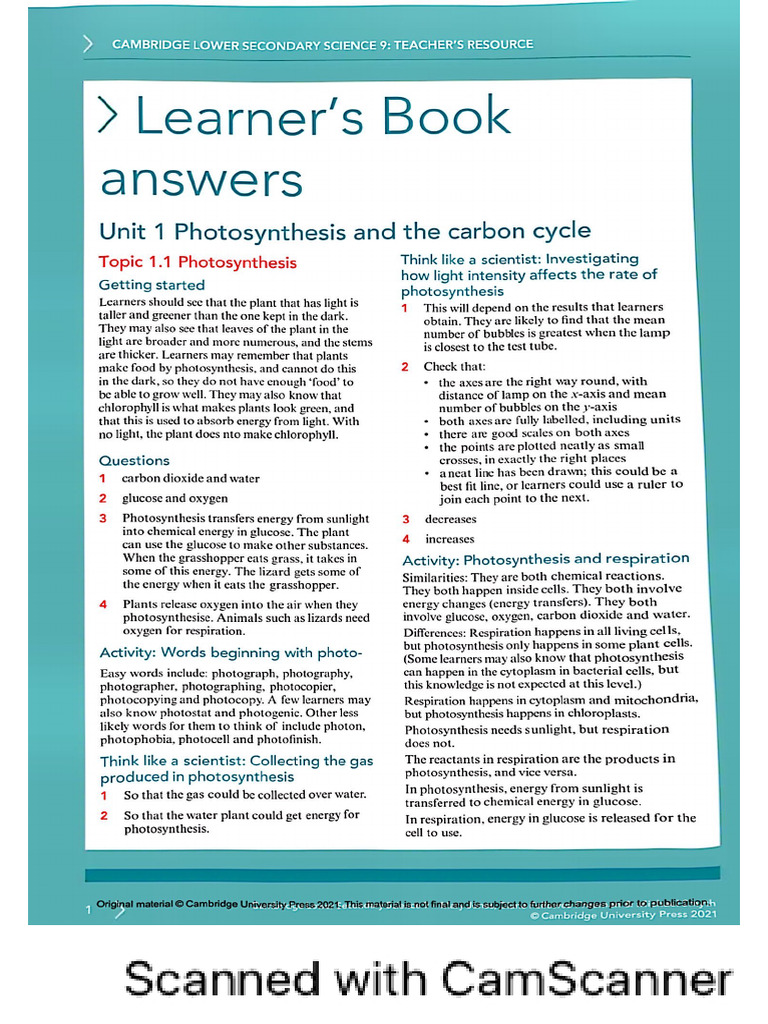Science 9 - LB and WB | PDF
