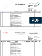 Request For Quotation Local Purchase Section: RFQ Number