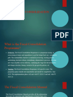 Fiscal Consolidation Powerpoint