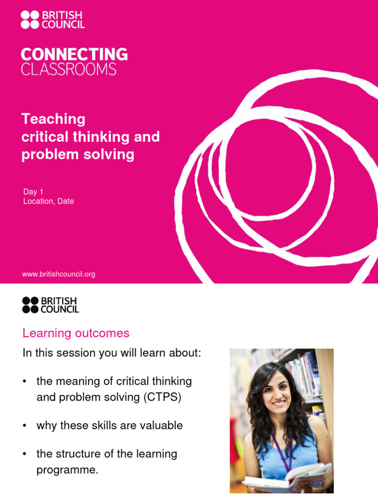 Critical Thinking and Problem Solving | PDF | Critical Thinking | Thought