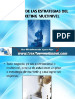 Objetivo de Las Estrategias Del Marketing Multinivel - PPT