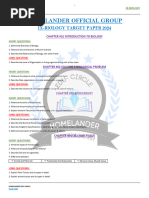 Ix-Biology - Target Paper 2024 - Homelander Group