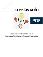 Dispositivos Especificos de Salud Mental y Consumo Problemático