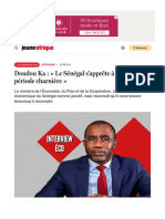 Doudou Ka - « Le Sénégal s’apprête à vivre une période charnière » 