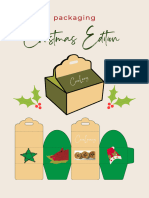 Christmas Gift Packaging Printable Pattern