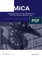 Introduction To MiCA Regulation