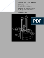 Service and Parts Manual Wartungs-Und Ersatzteilhandbuch Manuel de Maintenance Et de Pièces Detachées