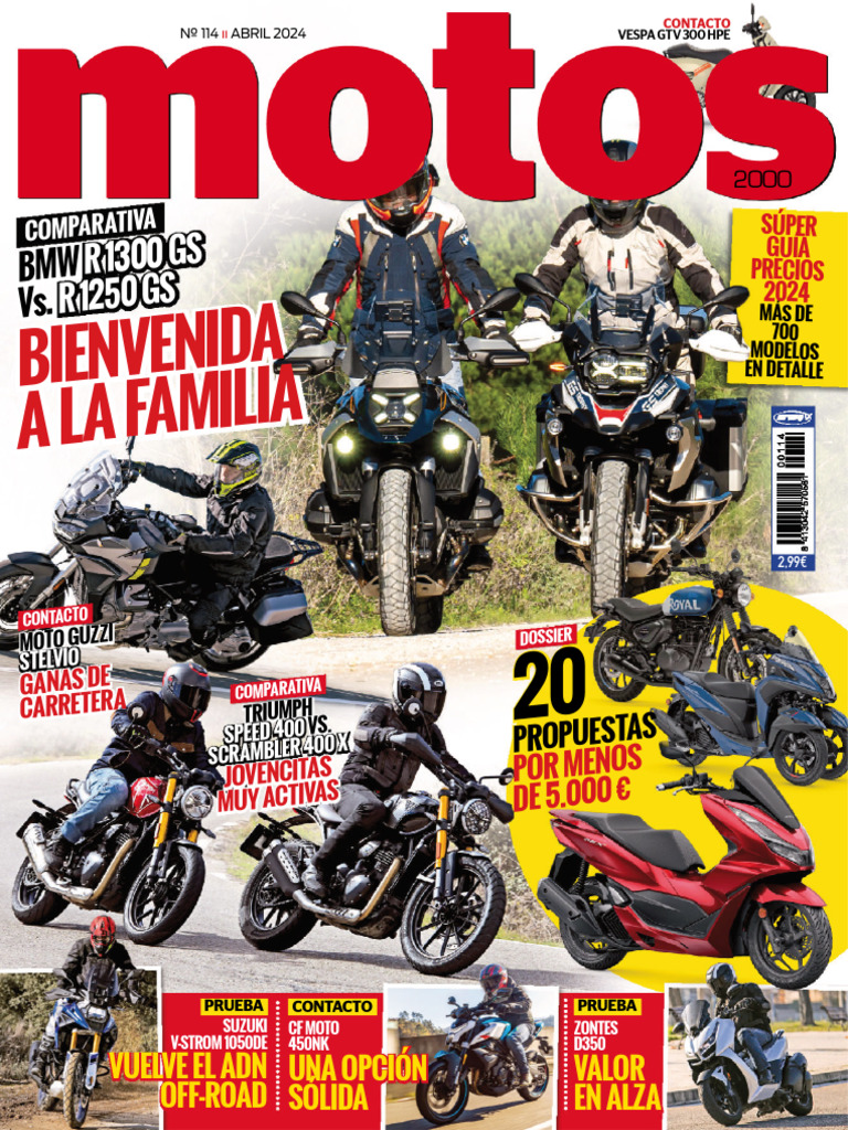 Guía de Motos 2024: Modelos y Precios | PDF | Seguro | Motocicleta, image size:768x1024