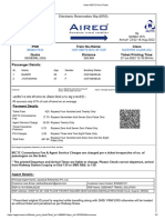 Aireo IRCTC Print Ticket