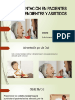 Cuidados en La Alimentación y Eliminación Del Paciente