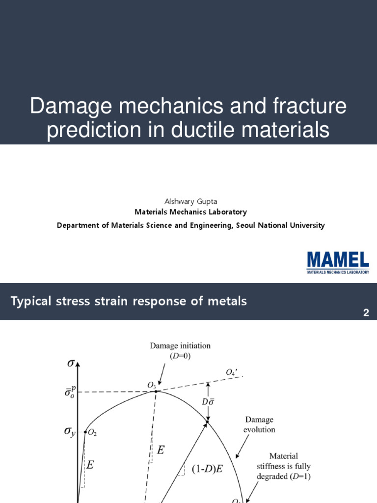 Fracture Prediction in Ductile Materials | PDF