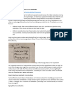 Calculate Epinefrine and Local Anaesthetics