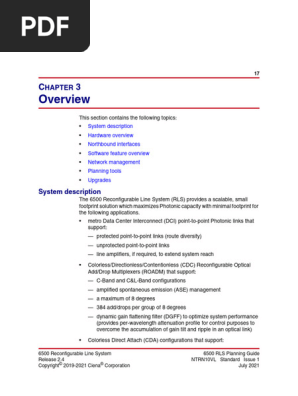 Ciena - RLS Planning - Guide - Part-4 | PDF | Wavelength