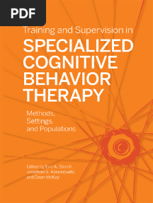 Training and Supervision in Specialized Cognitive Behavior2022