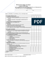 Pre Service TeachersActual Teaching Observation and Rating Sheet