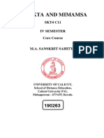 IV Sem-Skt-Nirukta and Mimamsa - 0