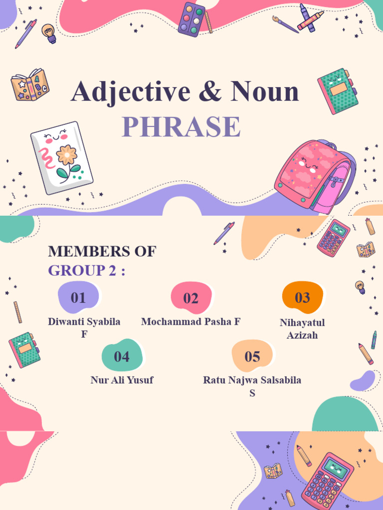 Adjective and Noun Phrase PDF Solar System