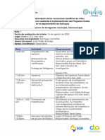 Agenda Feria de Divulgacion Ruta 7