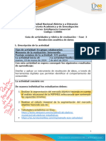 Guía de Actividades y Rúbrica de Evaluación - Unidad 2 - Fase 3 - Recolección Analítica de Datos