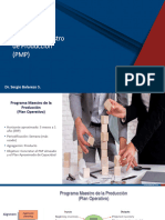 Programa Maestro de Producción (PMP) : Dr. Sergio Balarezo S
