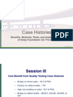 Day 1 Seminar, Part III Case Histories